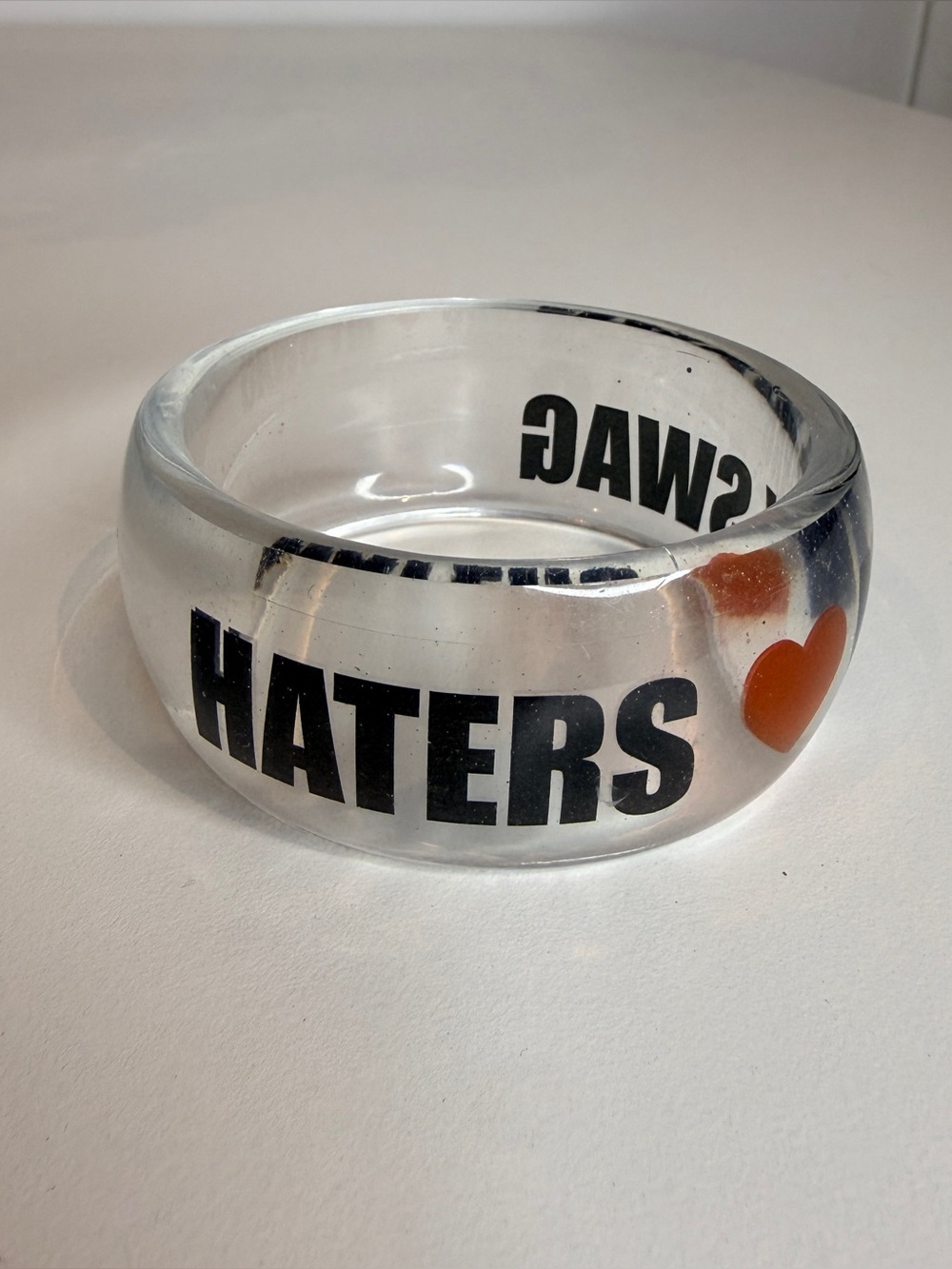 Haters love my swag bangle